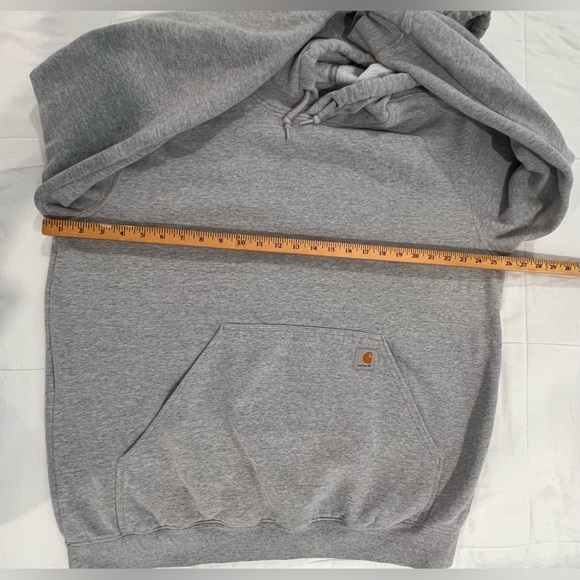 Carhartt Men’s Loose Fit Gray Hoodie - Picture 7 of 8